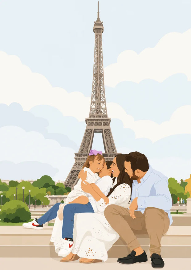 Votre affiche personnalisée illustrée