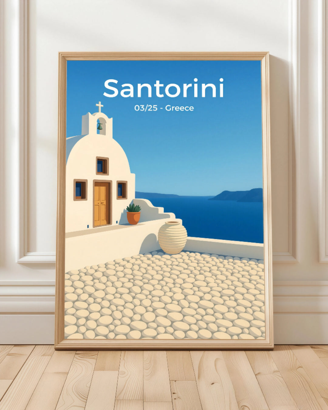 Affiche souvenir personnalisée avec votre photo